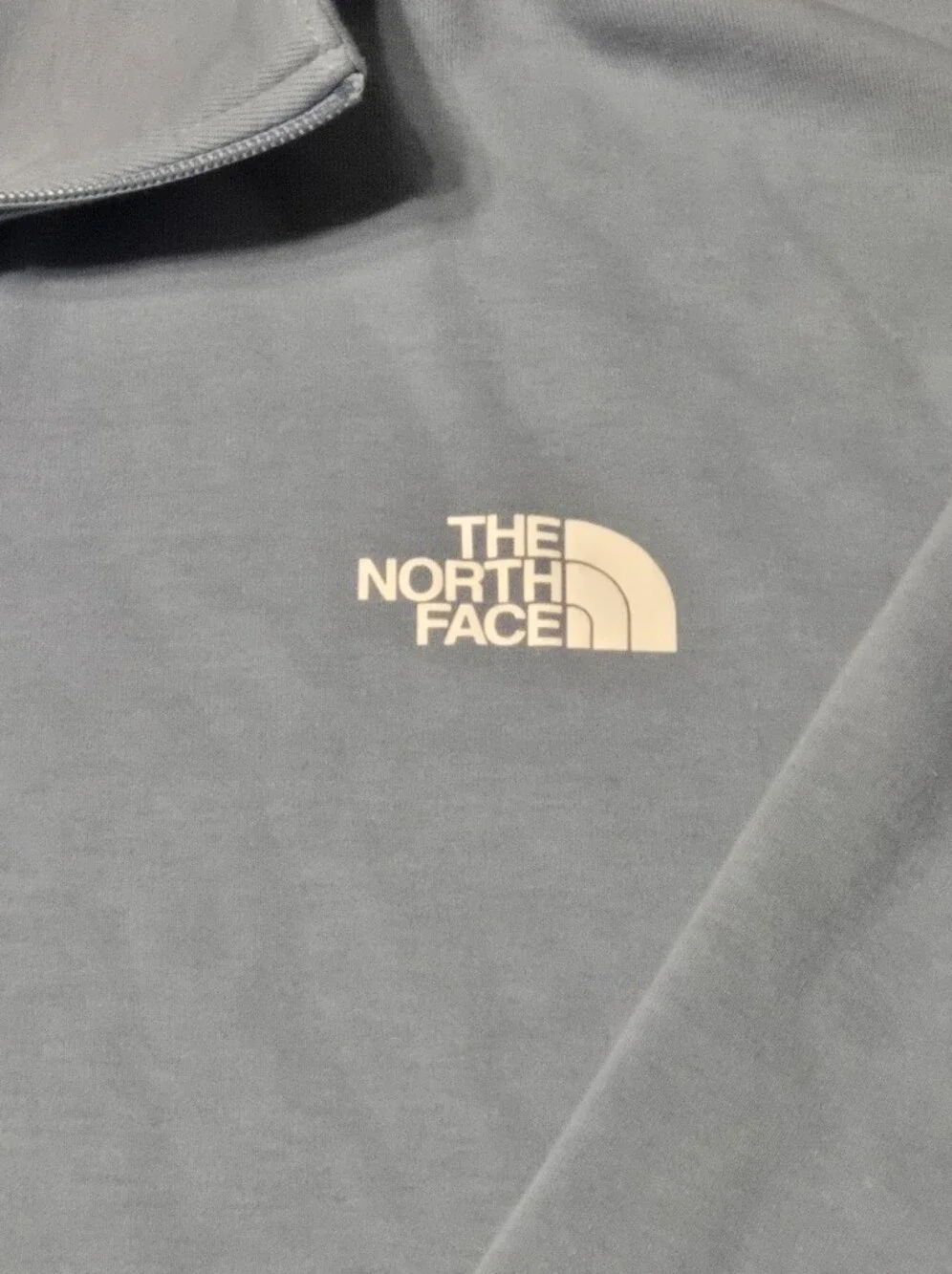 The North Face Men’s Light Blue Zip-Up Sweater 2XL
